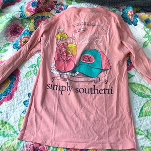 Simply southern long sleeve tee shirt